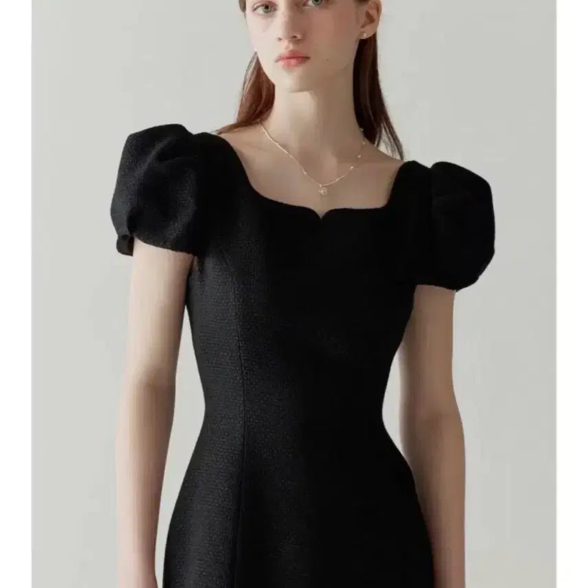 [BUNJANG] Flooum Classic Sandersonia Dress Black / 플로움 Classic Sandersonia Dress _black
