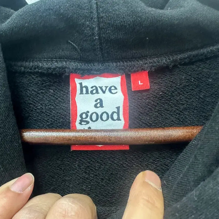[BUNJANG] Have A Good Time Black Hoodie (Size 100) / [만원 아라비아빈티지] have a good time 검정색 후드티100