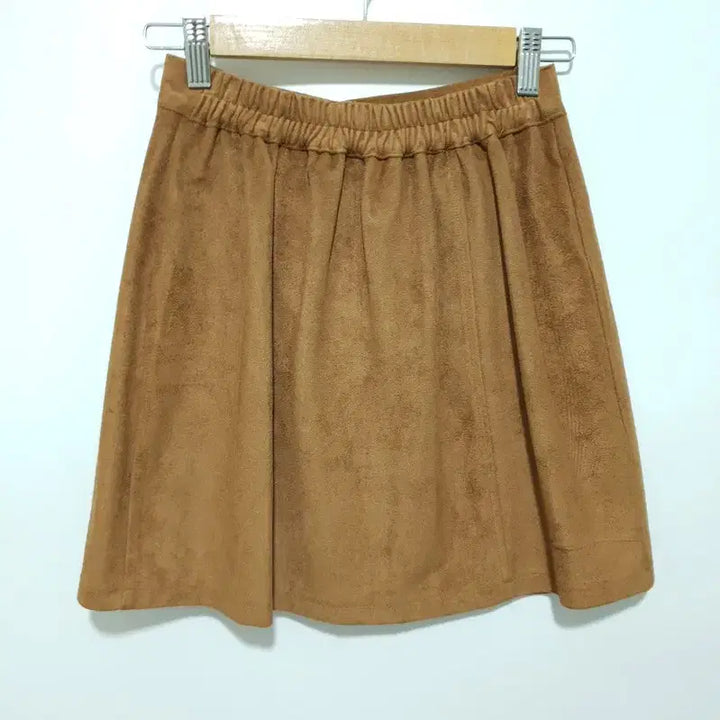 [BUNJANG] Suede Button Pocket Skirt / 스웨이드 버튼 포켓 스커트 F