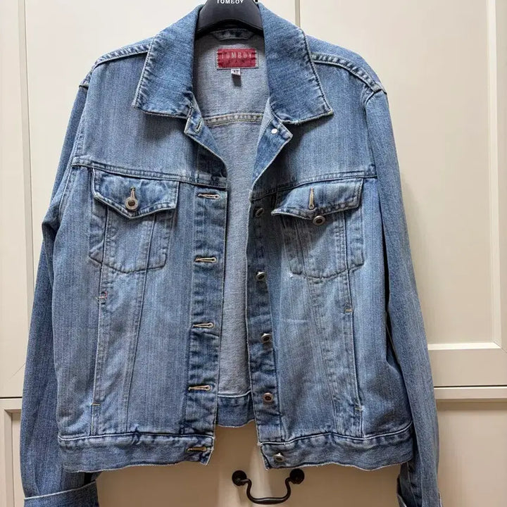 [BUNJANG] Tomboy Denim Jacket / 톰보이 데님 청자켓