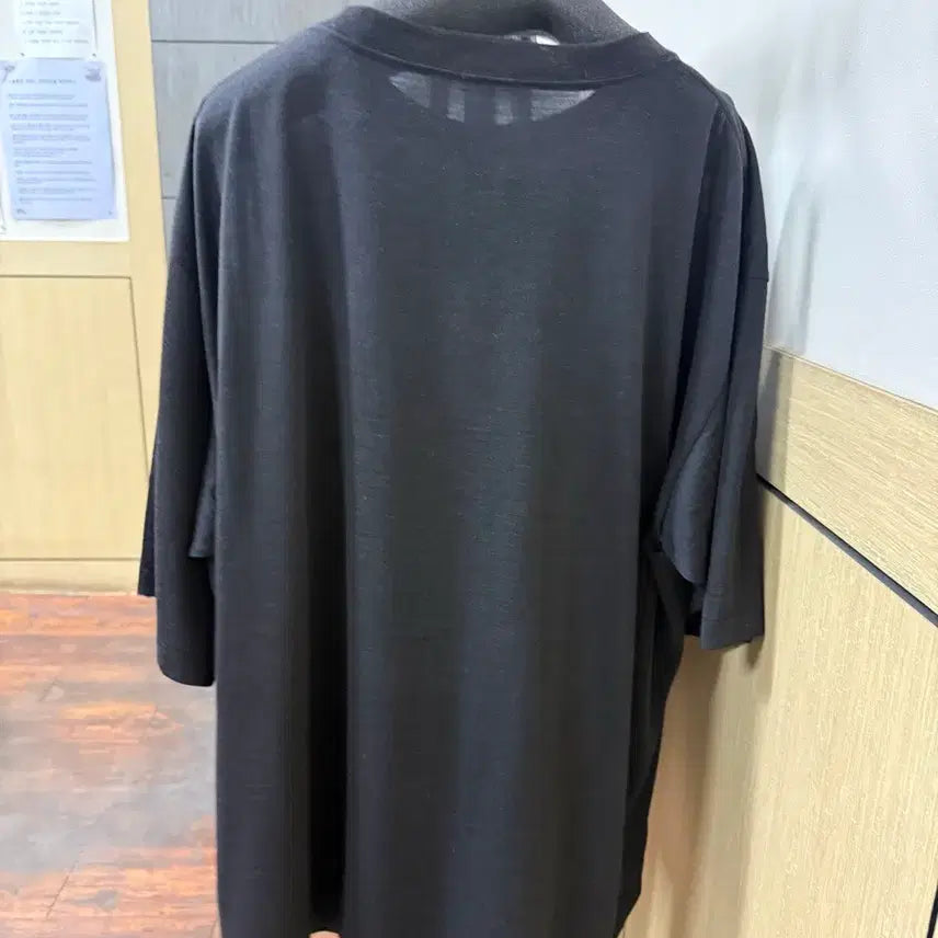 [BUNJANG] COMODO Summer Wool Short Sleeve T-Shirt Black / [2] 코모리 썸머울 반팔 블랙