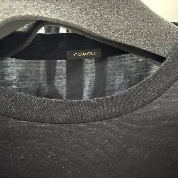 [BUNJANG] COMODO Summer Wool Short Sleeve T-Shirt Black / [2] 코모리 썸머울 반팔 블랙