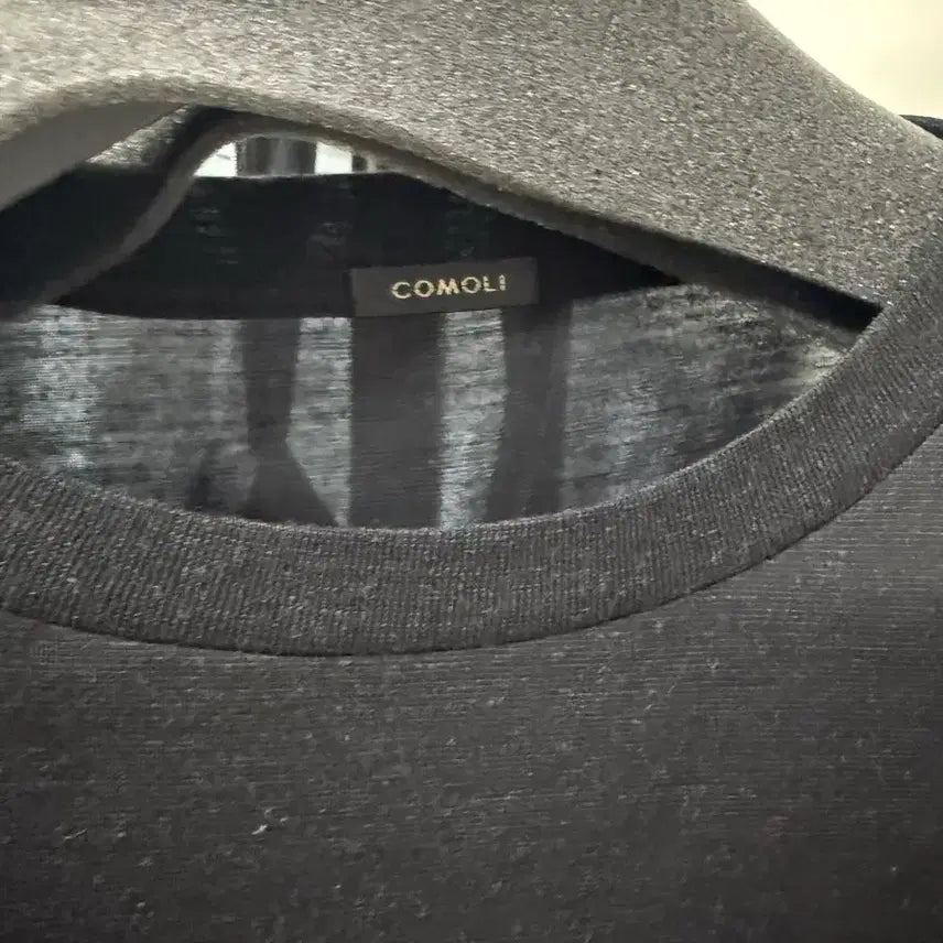 [BUNJANG] COMODO Summer Wool Short Sleeve T-Shirt Black / [2] 코모리 썸머울 반팔 블랙
