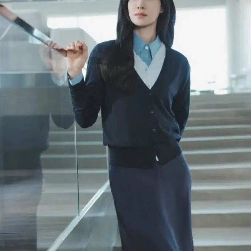 [BUNJANG] Morgan 26SS Layered Knit Cardigan Set / [새제품] 모르간 26SS 레이어드 니트가디건 2종