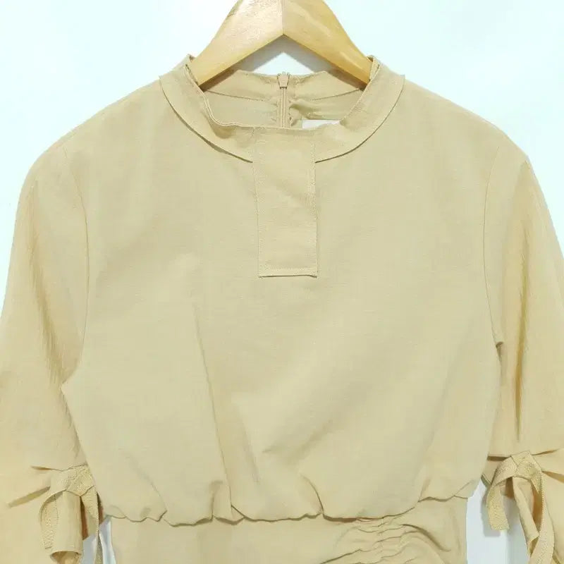 [BUNJANG] Mine Shirring 3/4 Sleeve Dress / 마인 셔링 7부 원피스 82-94-160_S2034