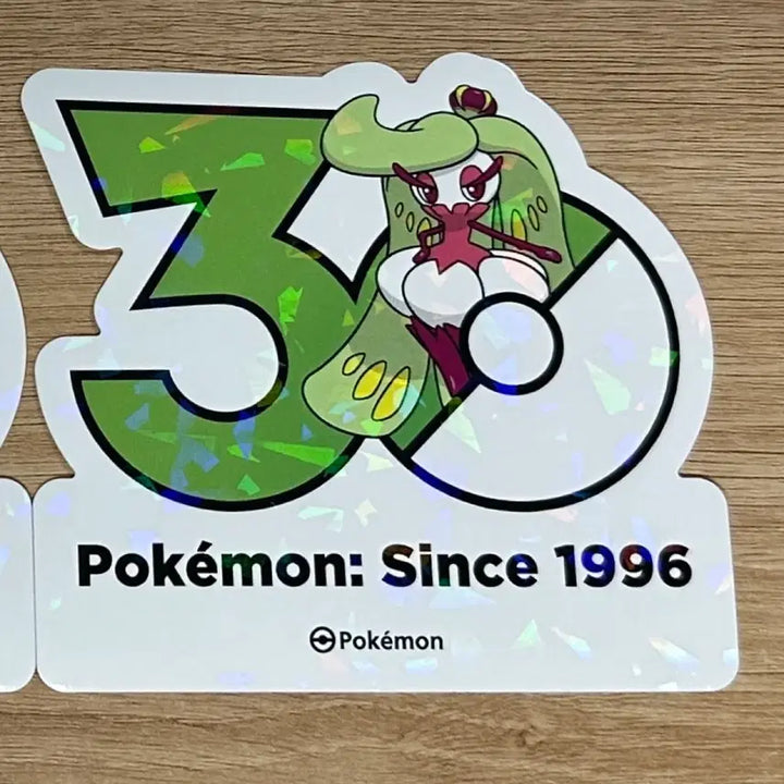 [BUNJANG] Pokemon 30th Anniversary Logo Sticker - Lumina, Delcatty / [포켓몬 30주년 기념 로고 스티커]달무리나, 달코퀸