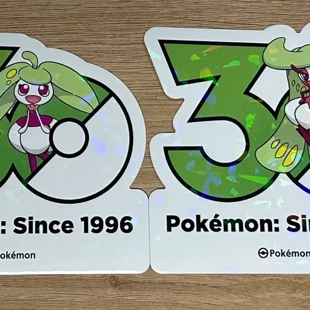 [BUNJANG] Pokemon 30th Anniversary Logo Sticker - Lumina, Delcatty / [포켓몬 30주년 기념 로고 스티커]달무리나, 달코퀸