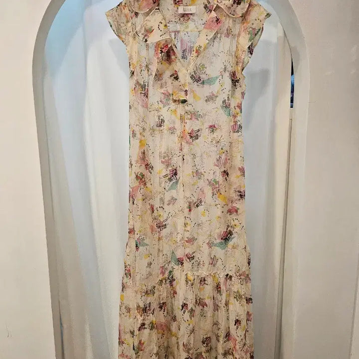 [BUNJANG] Time (by Hansemm) Floral Print Long Dress / 한섬 타임 원피스