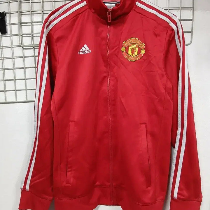 [BUNJANG] Adidas Manchester United Track Top Red / 아디다스 맨유 트랙탑 레드