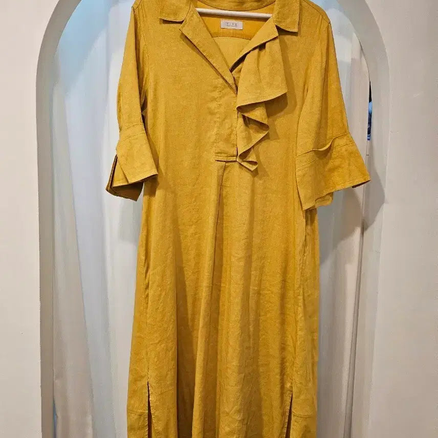 [BUNJANG] TIME Linen Long Dress / 타임 린넨 원피스