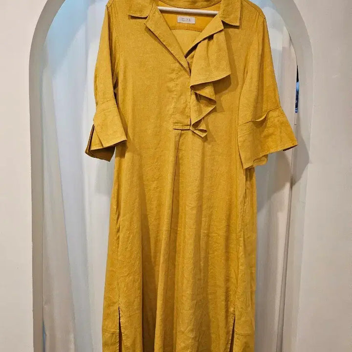 [BUNJANG] TIME Linen Long Dress / 타임 린넨 원피스