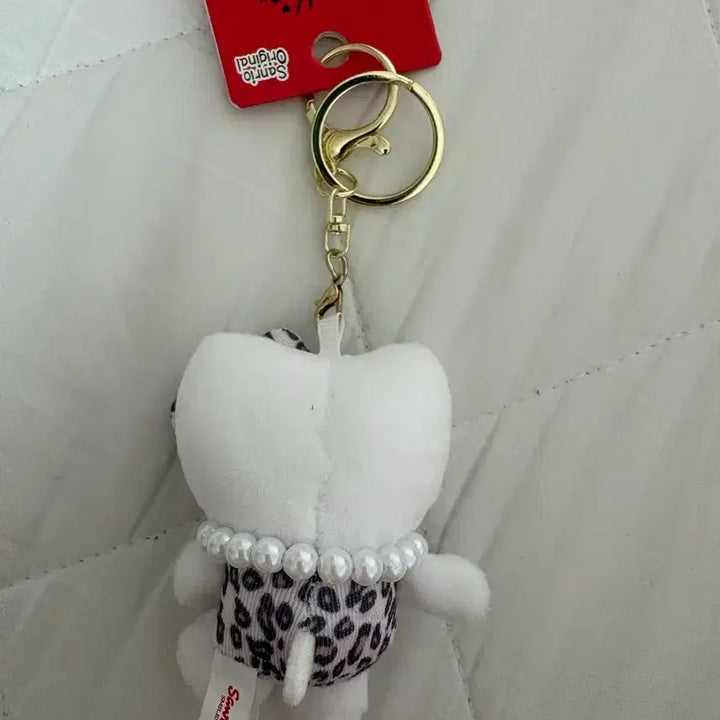 [BUNJANG] Hello Kitty Leopard Plush Keychain / 헬로키티 레오파드 인형 키링
