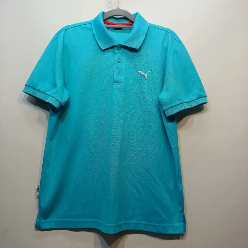 [BUNJANG] Puma Mint Collar Short Sleeve T-Shirt Size 95 / 푸마 민트색 카라 반팔 티셔츠95사이즈여름  65004