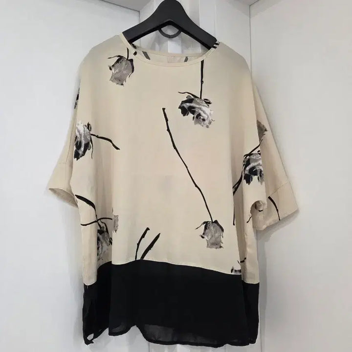 [BUNJANG] Plus Size Short Sleeve Blouse / 빅사이즈 반팔 블라우스