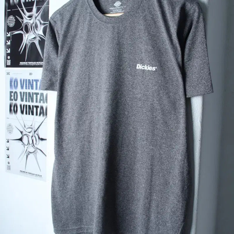 [BUNJANG] Dickies Short Sleeve T-Shirt Lettering Performance Grey / (L) 디키즈 반팔 티셔츠 레터링 기능성 그레이-7585