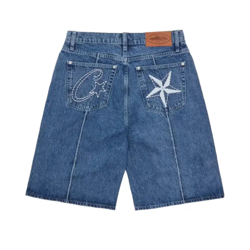 [BUNJANG] CORTESIZ Star Denim Bermuda Shorts / (새상품) 코르테이즈 데님 버뮤다 팬츠 반바지