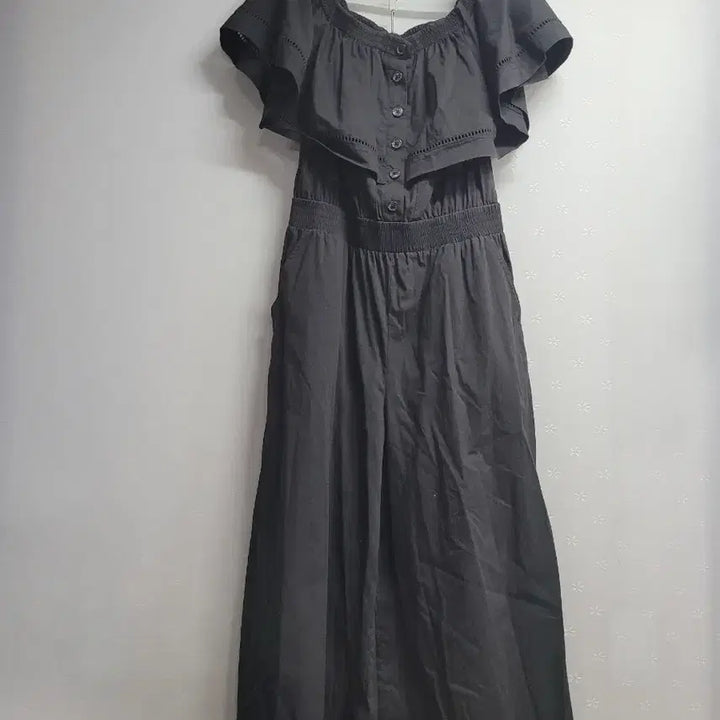 [BUNJANG] Donacaran Off-Shoulder Jumpsuit Black / 55)도나카란 오프숄더 점프수트