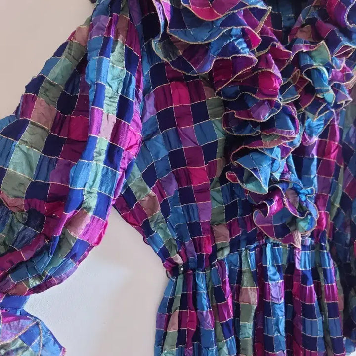 [BUNJANG] Custom Triple Ruffle Dress / 3중 프릴 맞춤 원피스