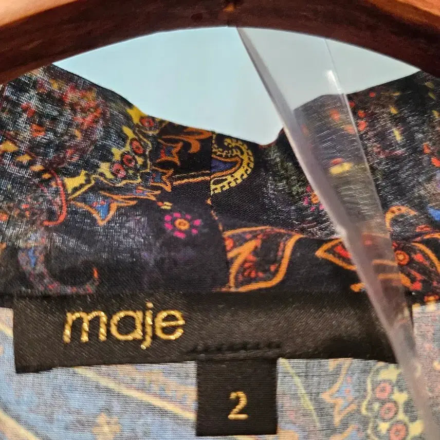[BUNJANG] Maje Paisley Pattern Midi Dress / 마쥬 원피스