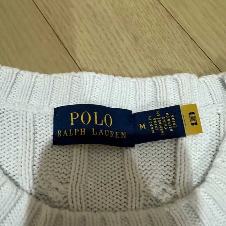 [BUNJANG] Polo Ralph Lauren Cable Knit Short Sleeve Sweater M / 폴로 랄프로렌 케이블 반팔니트 M