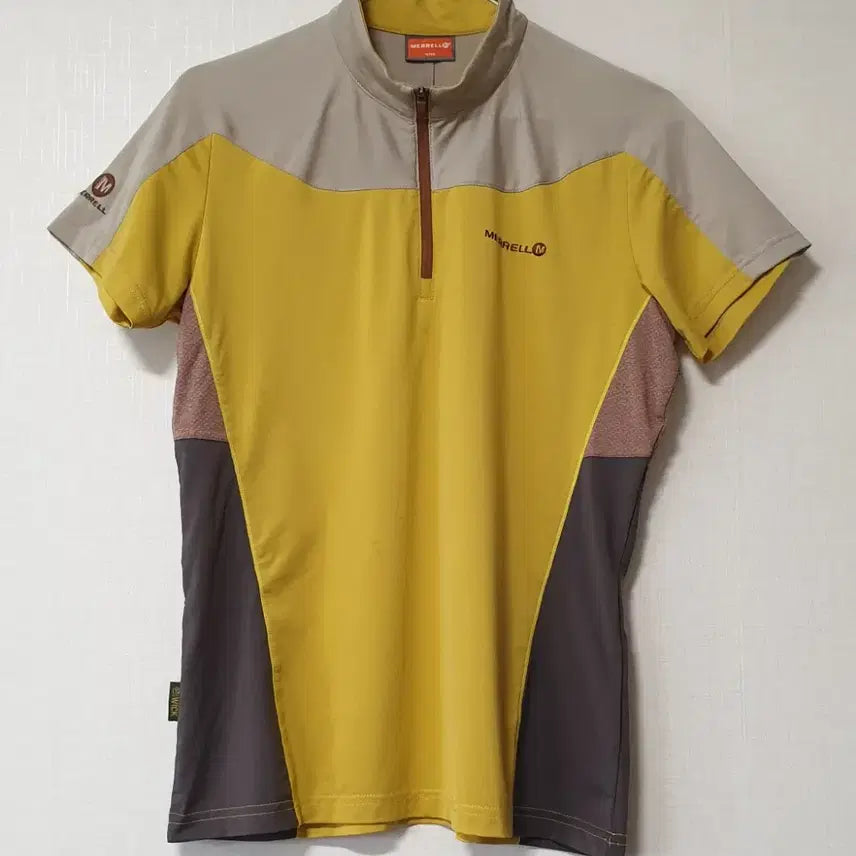 [BUNJANG] Merrell Half-Zip Short Sleeve T-Shirt / 머렐 반집업 반팔티 95사이즈