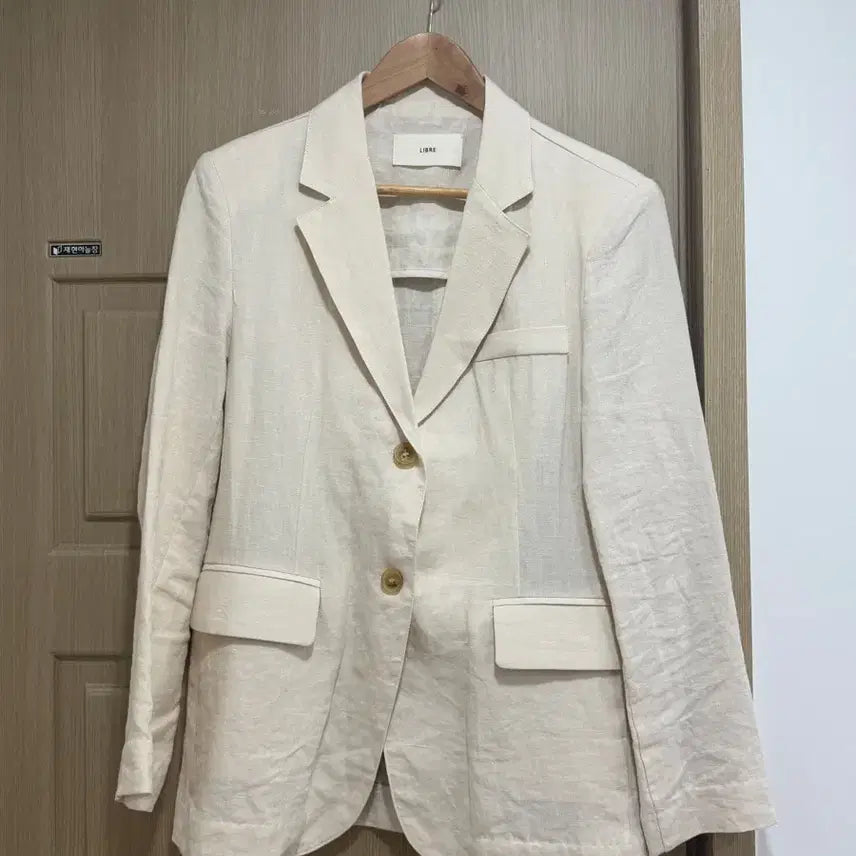 [BUNJANG] Libre Linen Jacket / 도매택/ 리브레 여자 여름 린넨 자켓 베이지