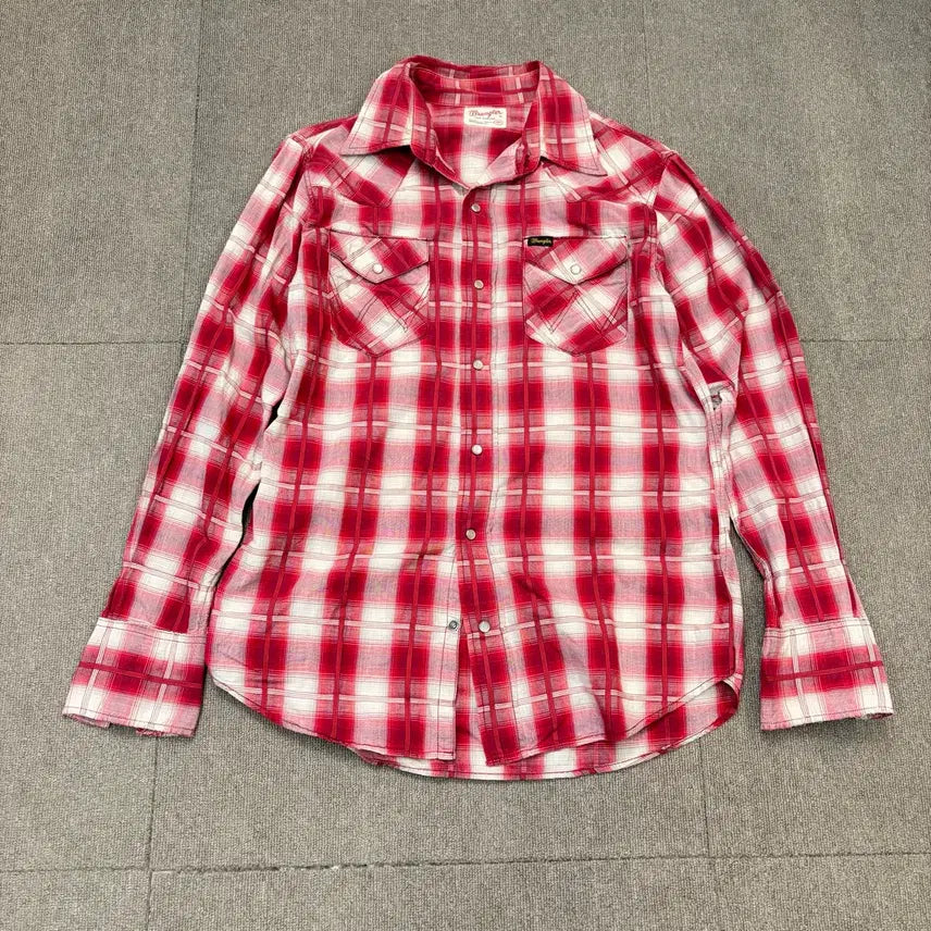 [SOLD OUT] 랭글러 빈티지 웨스턴 체크 셔츠 m