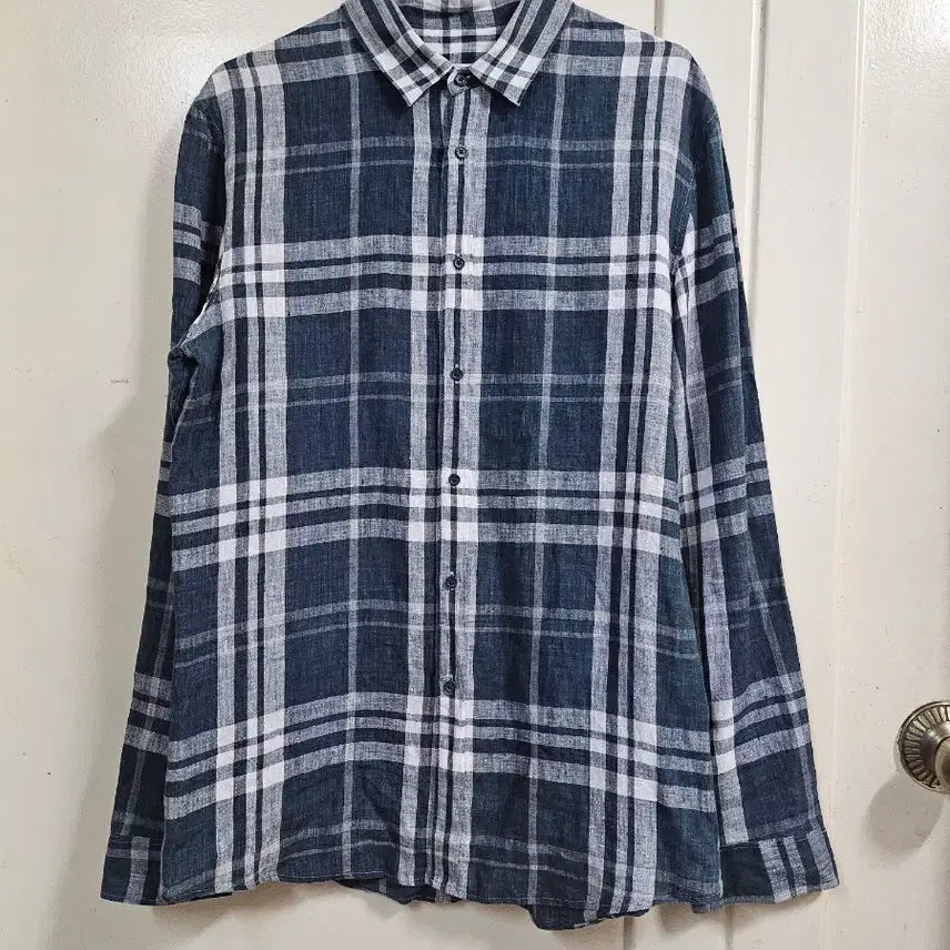 [BUNJANG] System Homme 100% Linen Shirt / 시스템옴므 마100 셔츠95-100
