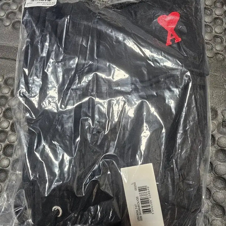 [BUNJANG] AMI Heart Logo Black Shorts L / 아미 하트 로고 블랙 반바지 L