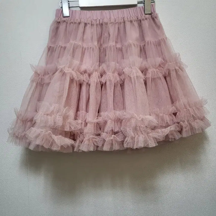 [BUNJANG] Sisley Paris Pink Peasant Tulle Skirt / 50805/시슬리 파리 핑크 캉캉 튜튜 스커트/별하