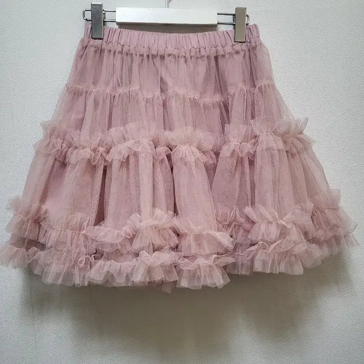 [BUNJANG] Sisley Paris Pink Peasant Tulle Skirt / 50805/시슬리 파리 핑크 캉캉 튜튜 스커트/별하