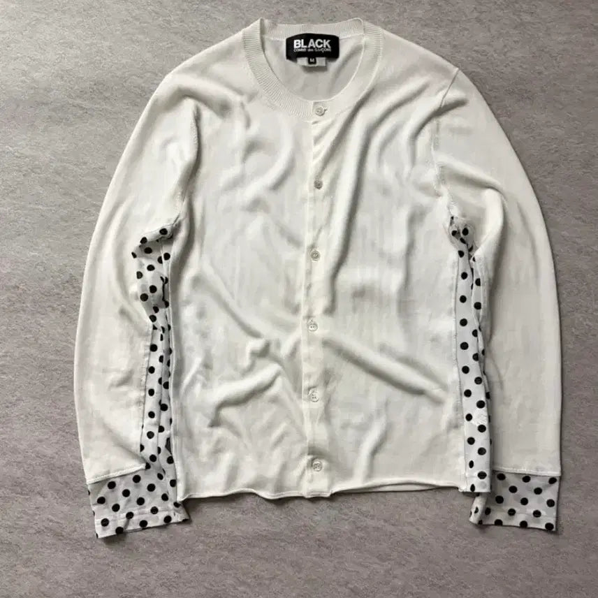 [BUNJANG] Comme des Garçons Dot Cardigan / 꼼데가르송 도트 가디건