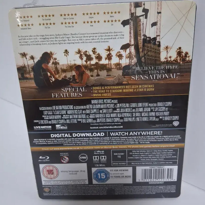 [BUNJANG] A Star Is Born Blu-ray Sealed / (미개봉)스타 이즈 본 블루레이 미개봉