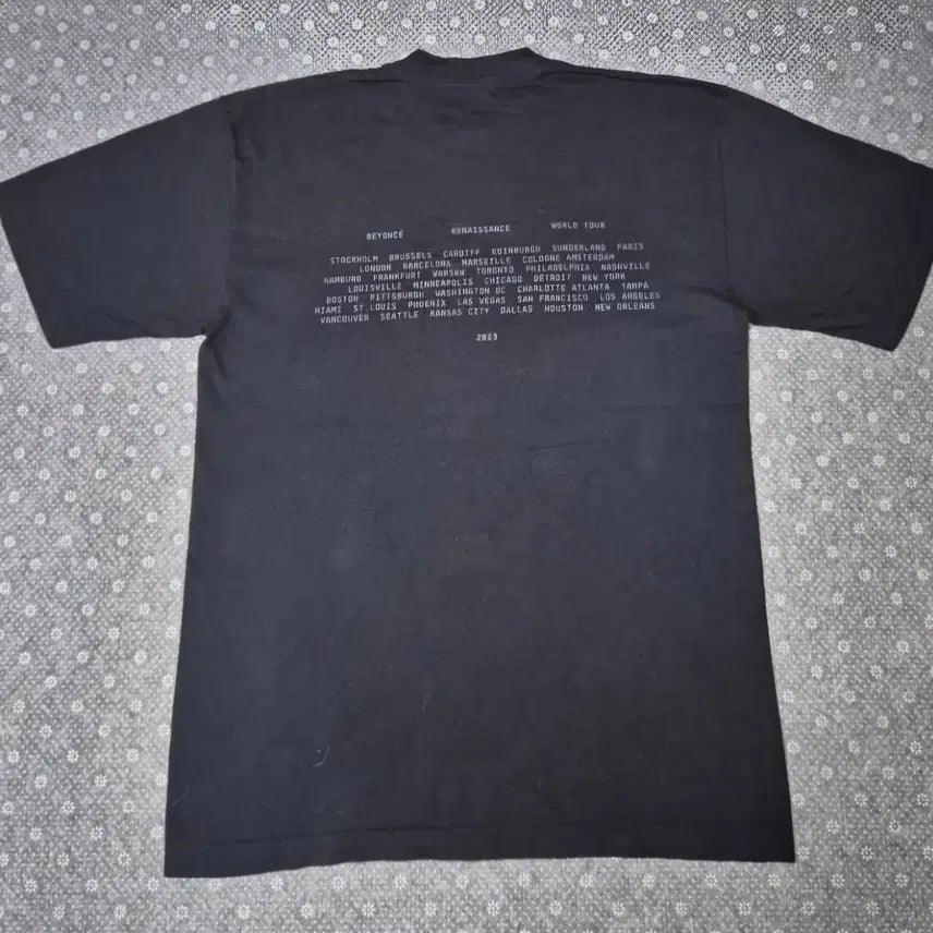 [BUNJANG] Beyoncé Renaissance World Tour Official Merchandise T-Shirt / [M] 23년 비욘세 르네상스 월드투어 정식 굿즈
