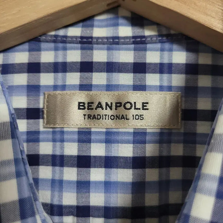 [BUNJANG] Beanpole Gingham Check Short Sleeve Shirt 105 / (105) BEANPOLE 빈폴 깅엄 체크 반팔 셔츠 남방