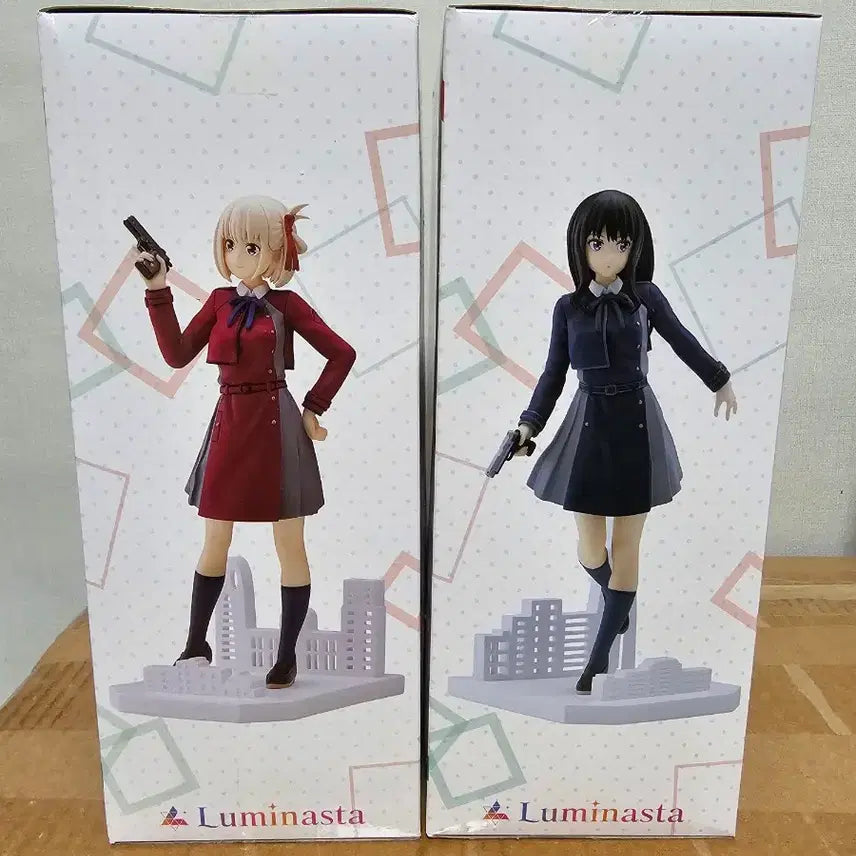 [BUNJANG] Lycoris Recoil Chisato Takina Uniform Version Luminasta Figure Bundle Set (Sealed) / 일괄 미개봉) 리코리스 리코일 피규어 치사토 타키나 제복 버전 루미나스타