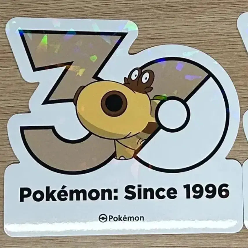 [BUNJANG] Pokemon 30th Anniversary Logo Hippopotas &amp; Hippowdon Sticker / [포켓몬 30주년 기념 로고 스티커]히포포타스, 하마돈