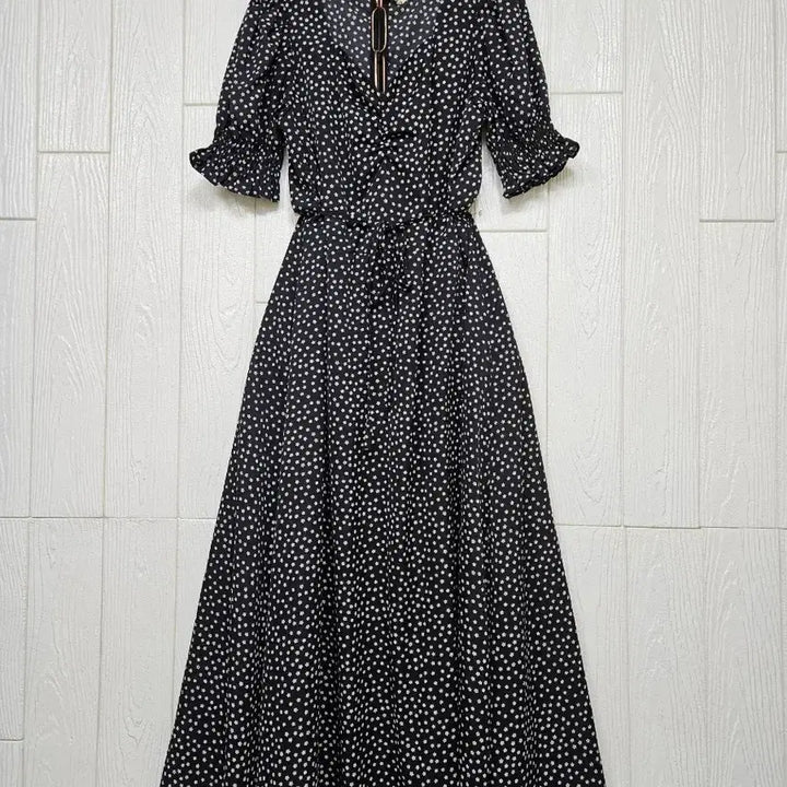 [BUNJANG] Floral Long Dress / 56. 잔꽃롱원피스