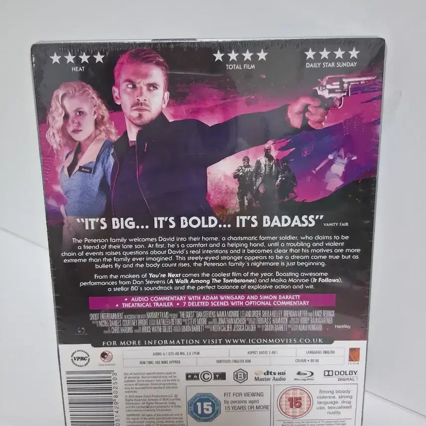 [BUNJANG] The Guest DVD Steelbook (Unsealed) / (미개봉)더 게스트 (The Guest) DVD 스틸북