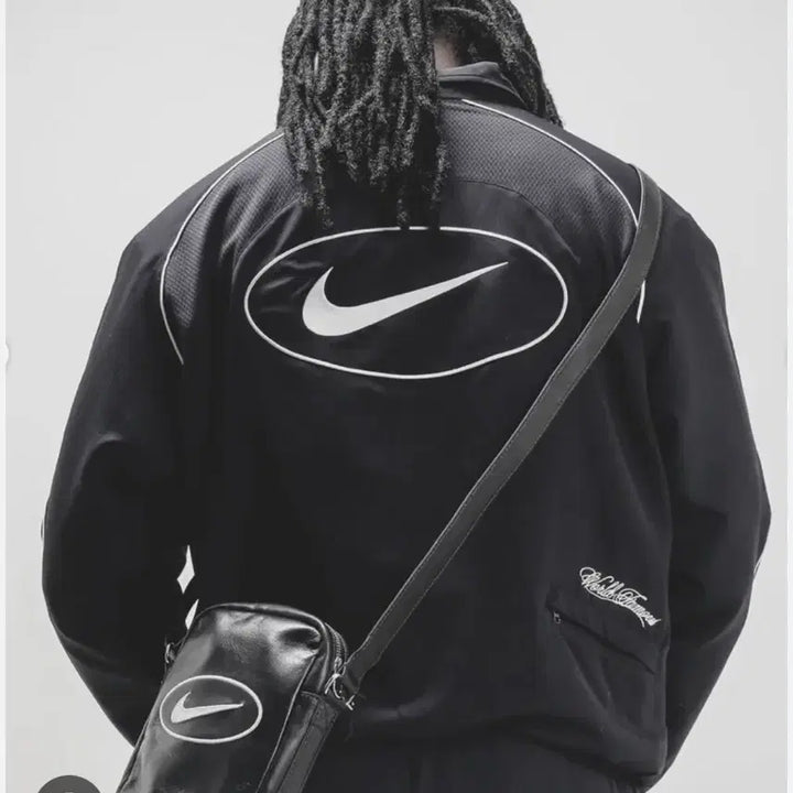 [BUNJANG] Supreme Nike Track Jacket Black L / 슈프림 나이키 트랙자켓 블랙 L