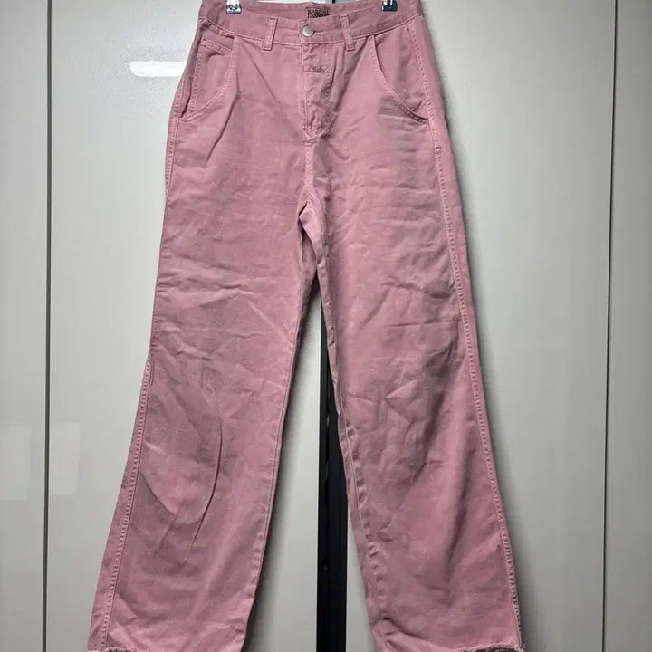 [BUNJANG] Marithe Francois Girbaud Pink Wide Pants Size 27 / 마리떼 핑크 와이드 팬츠 27