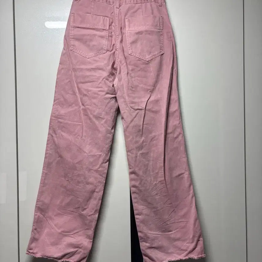 [BUNJANG] Marithe Francois Girbaud Pink Wide Pants Size 27 / 마리떼 핑크 와이드 팬츠 27