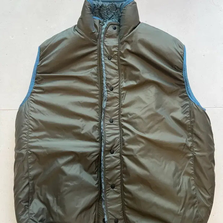 [BUNJANG] Kapital Sashiko Fleece Reversible Vest / 캐피탈 사시코 플리스 베스트 조끼