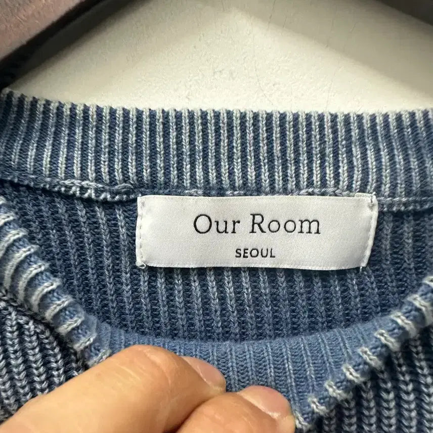 [BUNJANG] OUR ROOM Ribbed Knit Sweater F / [만원 아라비아빈티지]OUR room 골지 니트 스웨터 F