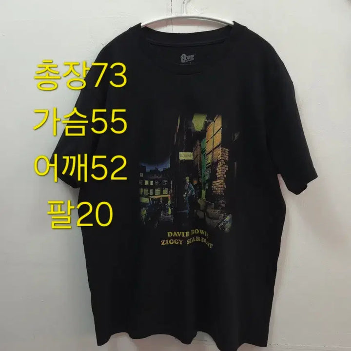 [BUNJANG] David Bowie Ziggy Stardust Short Sleeve T-Shirt Black XL / XL 데이비드 보위 Ziggy Stardust 반팔 티셔츠 블랙