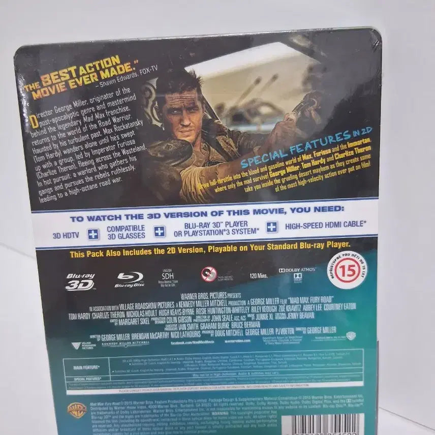 [BUNJANG] Mad Max: Fury Road 3D Steelbook (Unsealed) / (미개봉)매드맥스 퓨리로드 3D 스틸북 미개봉