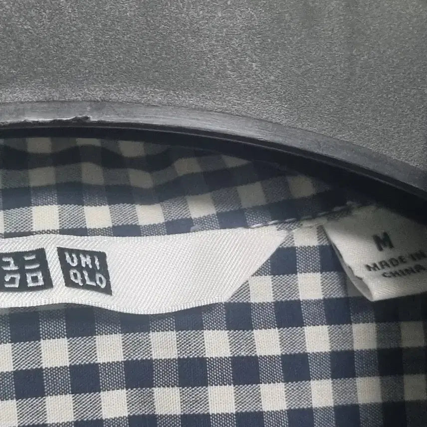 [BUNJANG] Uniqlo Check Short Sleeve Shirt M / 유니클로 체크 반팔셔츠 m
