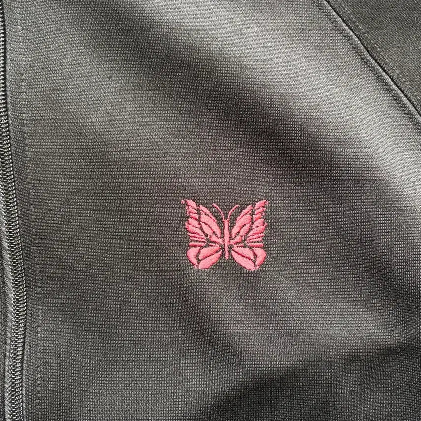 [BUNJANG] Needles Track Jacket - Black/ Pink / 니들스 트랙자켓