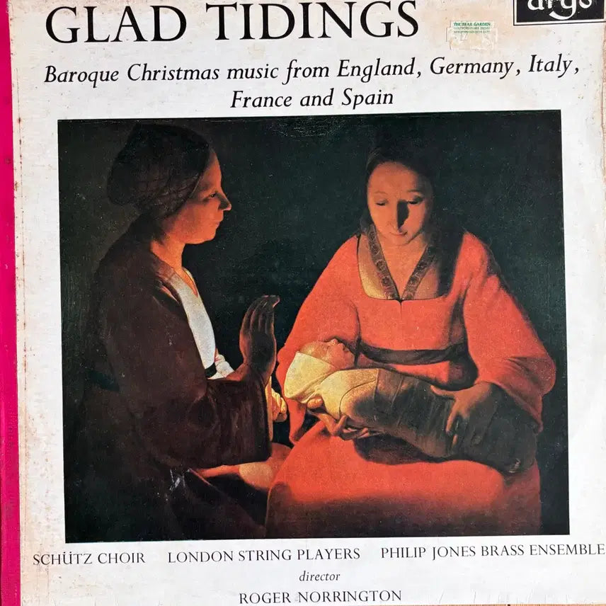 [BUNJANG] Argo GLAD TIDINGS Baroque Christmas Album / 아르고 GLAD TIDINGS 바로크 크리스마스 앨범