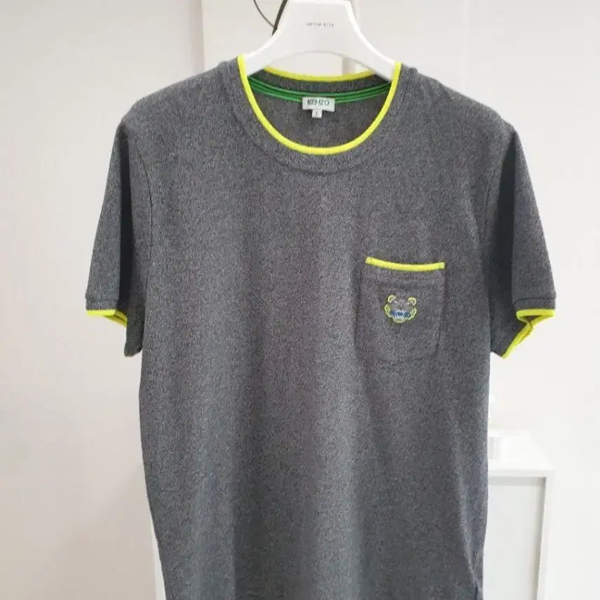 [BUNJANG] Kenzo Grey Pocket Short Sleeve T-Shirt / KENZO 겐조 그레이 포켓 반팔 티셔츠